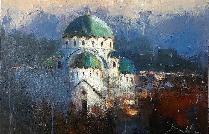 Hram u plavom | Radovan Vojinović